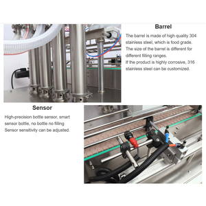 HZPK Automatic <b>Liquid</b> Filling Machine Water Jar Can Beverage Juice <b>Coffee</b> Detergent Pneumatic Oil Lotion Bottle Filling Machine - Product Image 3