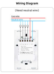 2025 nuevo Interruptor táctil inteligente Tuya con pantalla OLED <span class=keywords><strong>Android</strong></span> funciona con batería WiFi + <span class=keywords><strong>Bluetooth</strong></span> Diseño de barra de modo Dual - Product Image 6