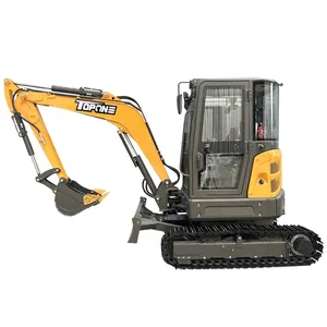 Earth moving machinery 2.2ton micro mini excavator with free bucket for sale