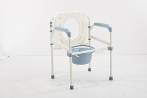 Inodoro Portátil Plegable de Montaje Rápido con Base Ancha Antideslizante para Rehabilitación de Ictus y Fracturas - Product Image 3