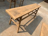 En gros Vintage Antique Récupéré Orme Bois Couloir Entrée Foyer Côté Mur Console Table