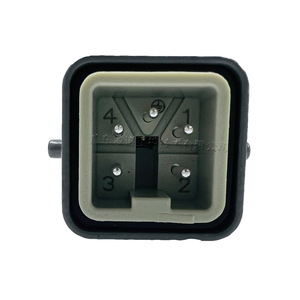 HA-004-M-V2 <span class=keywords><strong>Weien</strong></span> WAIN 10A Wasserdichter Luftfahrtstecker Rechteckiger Hochleistungsstecker 4-polig Stecker Docking-Gehäuse 230/400V 4kV - Product Image 4