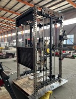 REYK REYK39 Machine à câbles en acier – Équipement de musculation multifonction Smith Front pour l'entraînement des biceps et des triceps, pile de poids de 75 kg, universelle