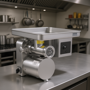 Hachoir à viande commercial Vevor 11 lb/min en acier inoxydable, machine électrique à saucisses pour cuisine - Product Image 2