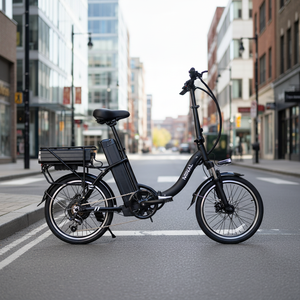 Bicicleta Eléctrica Urbana de 20 Pulgadas, Motor de 250W, Batería Dual de 48V 10.5Ah, 7 Velocidades, Certificación CE, Plegable - Product Image 1