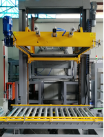 La machine entièrement automatique de palettiseur de machine d'empilage de position basse de portique pour l'empilage de sacs de cartons de palettes