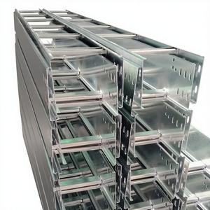 Coffrage à câbles en alliage d'aluminium pour la distribution d'énergie extérieure, protection de câbles de type échelle. - Product Image 1