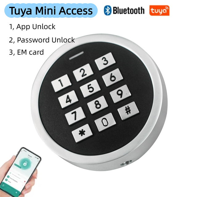 Secukley K7-BT Mini Easy Keypad Metal Access Control Keypad RFID Access 125KHz EM Card