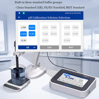 Testeur de pH de paillasse nouvellement lancé en 2026, équipement de laboratoire, pH-mètre intelligent avec écran LCD de 7 pouces