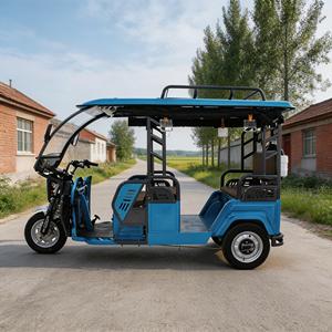 Triciclo Eléctrico - Vehículo para Desplazamientos de Corta Distancia - Puede Usarse como <span class=keywords><strong>un</strong></span> Pequeño <span class=keywords><strong>Taxi</strong></span> - Tuk-tuk - Extrema Autonomía - Product Image 4