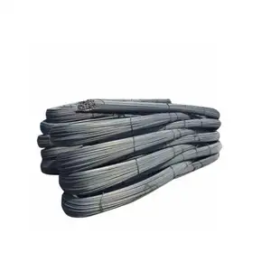 Factory direct 10 mm 12 mm HRB 400 Hot Rolled Deformed Steel Rebar Coil Iron Wire Rod In Coil For Construction Ribbed Rebar