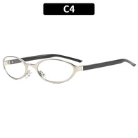 Nouvelles Lunettes de Soleil Ovales Simples et Tendance pour Femme – Style INS Polyvalent, Protection UV Décontractée