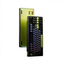 Mod Gasket Keyboard Mekanik 7-Lapisan Peredam Suara Full-Key, Hot-Swappable, Backlit USB untuk Esports dan Penggunaan Kantor
