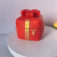 Grand jouet à presser sur le thème de Noël, à remontée lente, anti-stress, ornement, cadeau de Noël et décoration de bureau