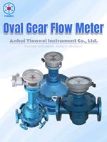 High Viscosity Resistant Oval Gear Flow Meter, Custom for Asphalt Resin Heavy Oil Industrial Measurement