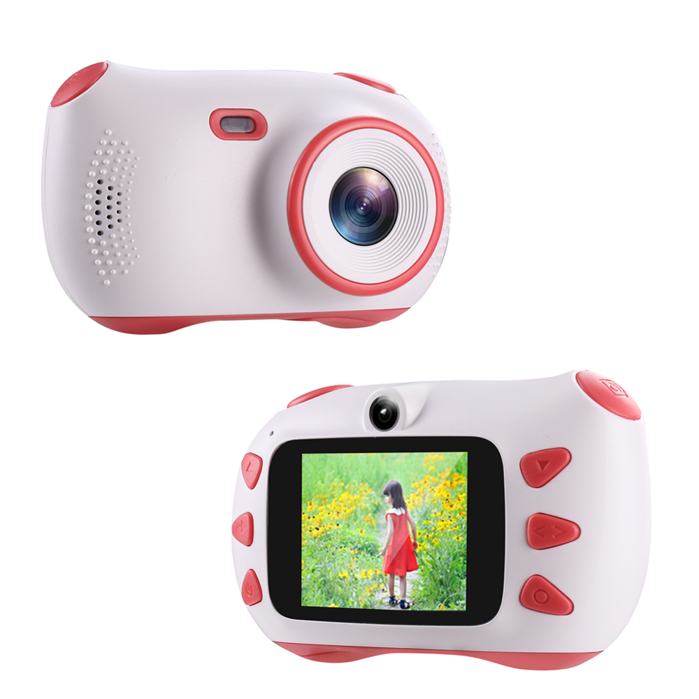 2021 Cheap Cute Cartoon Children Camera Full HD 1080P Mini Kids Camera Real Digital Video Camera for Kids with Funny Stickers