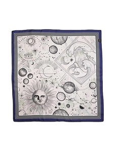 Hoshom Wholesale 100% Mulberry Head Designer Customized Packaging Women Luxury Custom Printing Boxes Bag Ornament Silk <strong>Scarf</strong> - Product Image 1