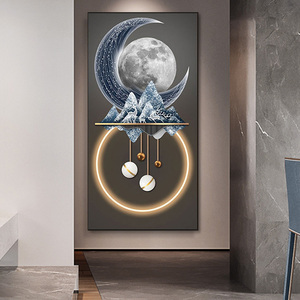 Quadro su tela moderno di lusso con specchio <span class=keywords><strong>in</strong></span> <span class=keywords><strong>plexiglass</strong></span> e cornice <span class=keywords><strong>in</strong></span> metallo, astratto, natura morta, <span class=keywords><strong>per</strong></span> veranda - Vendita all'ingrosso - Product Image 3