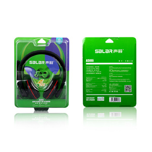 Casque audio circum-auriculaire Salar A500i avec micro pour ordinateur portable, connexion à un seul port - Product Image 5