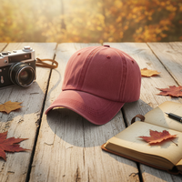 Casquette de baseball personnalisée avec logo sublimé en polyester/coton Dobby, broderie à la main, fermeture à boucle métallique réglable pour l'extérieur