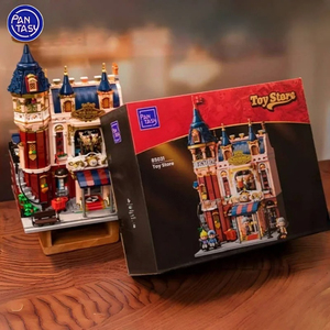 <span class=keywords><strong>Pantasy</strong></span> 85031 Neuer Spielzeugladen Montage-Straßenszene DIY-Modell Schreibtisch-Ornamente Geschenk für Kinder Baustein-Sets - Product Image 6