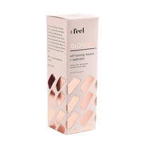 Boîte cadeau cosmétique en papier ivoire pliable avec logo personnalisé imprimé, faible MOQ