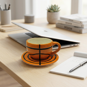 Taza de Café de Cerámica Redeco, Oferta Especial, Taza de Café Decorativa Personalizada con Forma de Baloncesto <span class=keywords><strong>para</strong></span> Regalo - Product Image 2