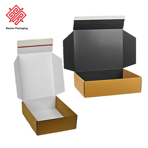 Baoren OEM ODM EU US Kraft Currogate Mailer <b>Box</b> Custom Private Label Mailer <b>Box</b> Self Seal Wholesale Foldable Shopping Paper <b>Box</b> - Product Image 2