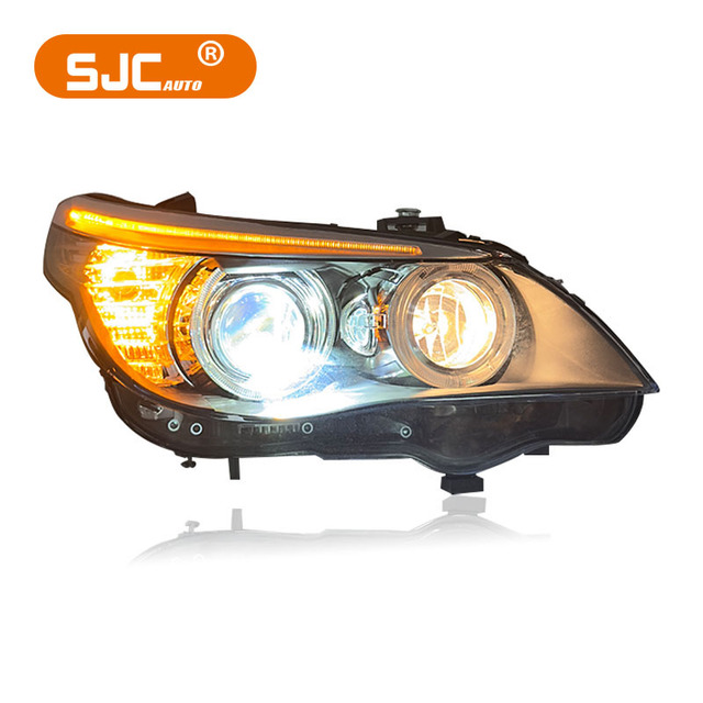 SJC Auto Headlight for BMW 5 Series E60 2003-2010 Xenon Headlight High Quality Running Car Lamp Assembly for BMW Car Part