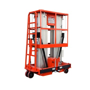 Plataforma de Trabajo Móvil Eléctrica Hidráulica Uni-Silent de 10M con Doble Mástil y Capacidad de 300Kg, Elevador de Tijera de Aleación de Aluminio Modelo GTWY8-300-2 - Product Image 4