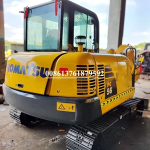 Mini Excavadora Usada de 6 Toneladas en Venta por Propietario, Excavadora Komatsu PC56 de Segunda Mano, Motor Modelo 2015, Informe Incluido - Product Image 5