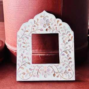 Elegant <b>Bone</b> Inlay Photo Frames Handcrafted Decorative Frames for Living Room Bedroom Wall Shelf Tabletop Decor and Premium Gift - Product Image 1