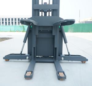 Staande bestuurde 1,5 ton, 2 ton, 3m volautomatische elektrische heftrucks, magazijn materiaalafhandeling, semi-elektrische pallettruck - Product Image 2