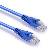 Cable de Conexión de Red Ethernet UTP de Cobre Puro de ultima, RJ45 Cat6 E Cat6, 5 Metros, Azul, 40 cm