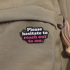 Pin esmaltado con letras en inglés, insignia del alfabeto de dibujos animados, caja de diálogo creativa, broche, Pin de solapa, accesorios de joyería, regalo para amigos - Product Image 3