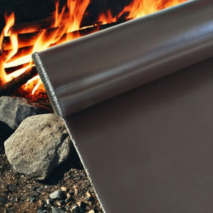 도매 사용자 정의 내화 유리 섬유 직물/천 내화 실리콘 고무 코팅 다양한 응용 프로그램 - Product Image 2