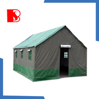 Tente d'extérieur durable avec structure en acier, toile en PVC Oxford et tissu résistant aux intempéries