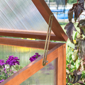 <span class=keywords><strong>Serre</strong></span> de jardin moderne en bois dur et plastique, écologique, certifiée FSC, imperméable, facile à assembler, pour l'intérieur et l'extérieur - Product Image 4