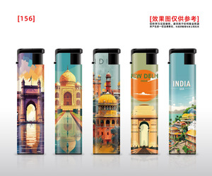 and <strong>custom</strong> supplier of waterproof, reusable, detachable vinyl adhesive stickers and labels for <strong>lighters</strong> with your logo. - Product Image 5
