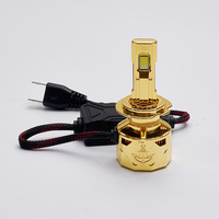 Phares LED à double tube en cuivre 12V 120W les plus vendus, H1 H4 H7 H11 9005 ultra-lumineux 6000LM OLIVER, ajustement universel