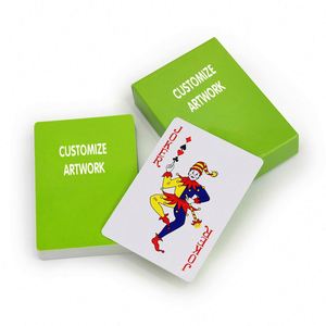 Custom Logo Multi-Color Baloot Advertising Poker Deck Paper <b>Playing</b> <b>Cards</b> Designed for Education Printed Technique - Product Image 2