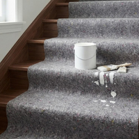 Tapis de protection antidérapant en feutre pour peintre, couverture absorbante robuste en rouleau, couverture anti-poussière pour la rénovation de la maison