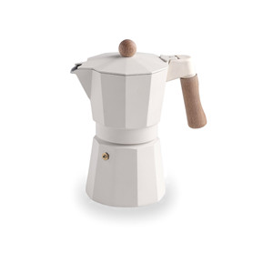 Caffettiera Moka Trento Bianca da 6 Tazze per Piano Cottura - Product Image 1