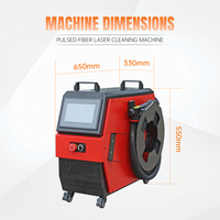 Harga Pabrik Pembersih Laser Pulsa 100W 300W 500W Presisi Tinggi Kelas Industri untuk Menghilangkan Karat dan Cat pada Logam dengan Teknologi Serat Optik