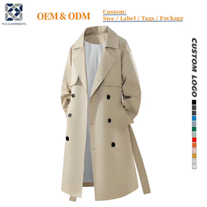 Manteau <span class=keywords><strong>trench</strong></span> double-boutonnage Balmacaan avec col à revers surdimensionné et décorations à rivets |   Manteau <span class=keywords><strong>long</strong></span> streetwear pour <span class=keywords><strong>homme</strong></span> |   Vente en gros - Product Image 1