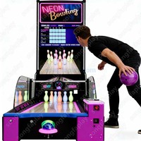 Machine de jeu d'arcade de bowling LED néon Songfa, équipement de terrain de jeu intérieur durable et écologique pour parcs d'attractions et entraînement