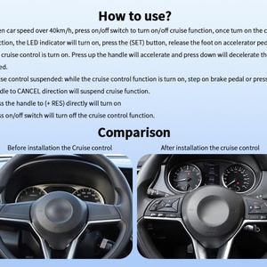 Système de régulateur de vitesse EASYGUARD compatible avec certains modèles Nissan Sylphy/Livina/Sunny - Product Image 3