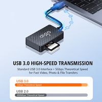 OEM ODM 4 in 1 Pembaca Kartu Memori Multi USB 3.0 untuk Kartu SD Micro SD CF MS Flash MOQ Rendah Harga Pabrik Pengiriman Cepat Ekspor