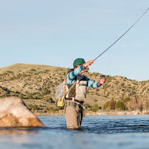 Pantalon de pêche <span class=keywords><strong>respirant</strong></span> personnalisé de luxe avec poche zippée sur la poitrine pour la pêche à la mouche - Product Image 6