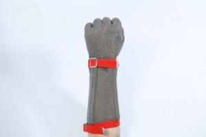 Guante de Protección de Seguridad de Cadena de Alambre de Acero Inoxidable 304 Resistente a Cortes de Alta Calidad para la Industria Cárnica - Product Image 4